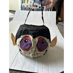 Vintage Gemmy Vampire Halloween Basket